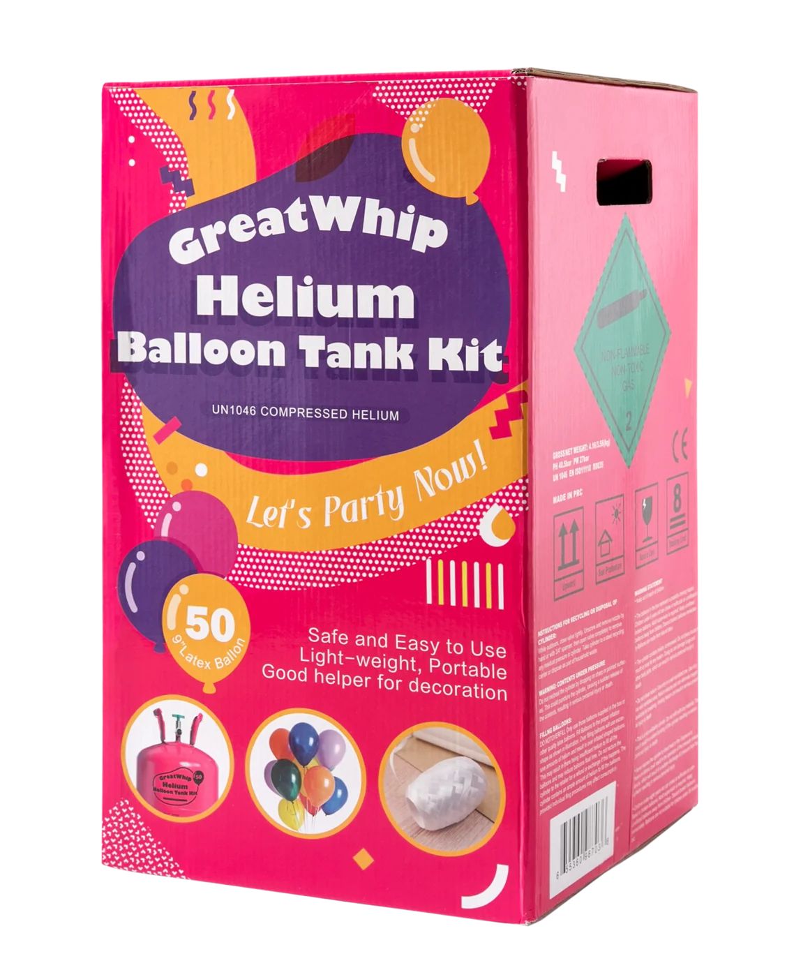 13 L GreatWhip printed retail box