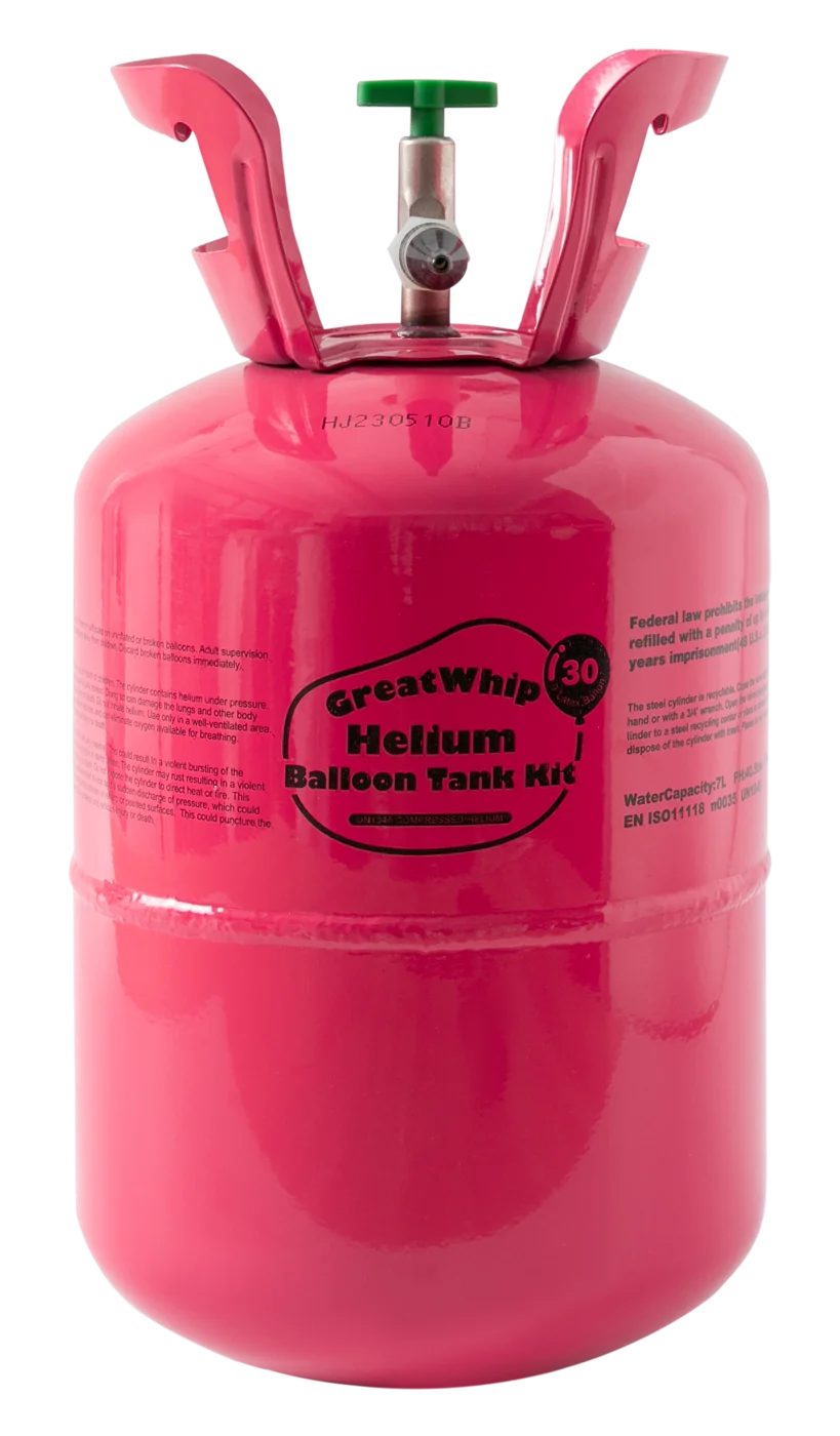 7 L GreatWhip helium tank