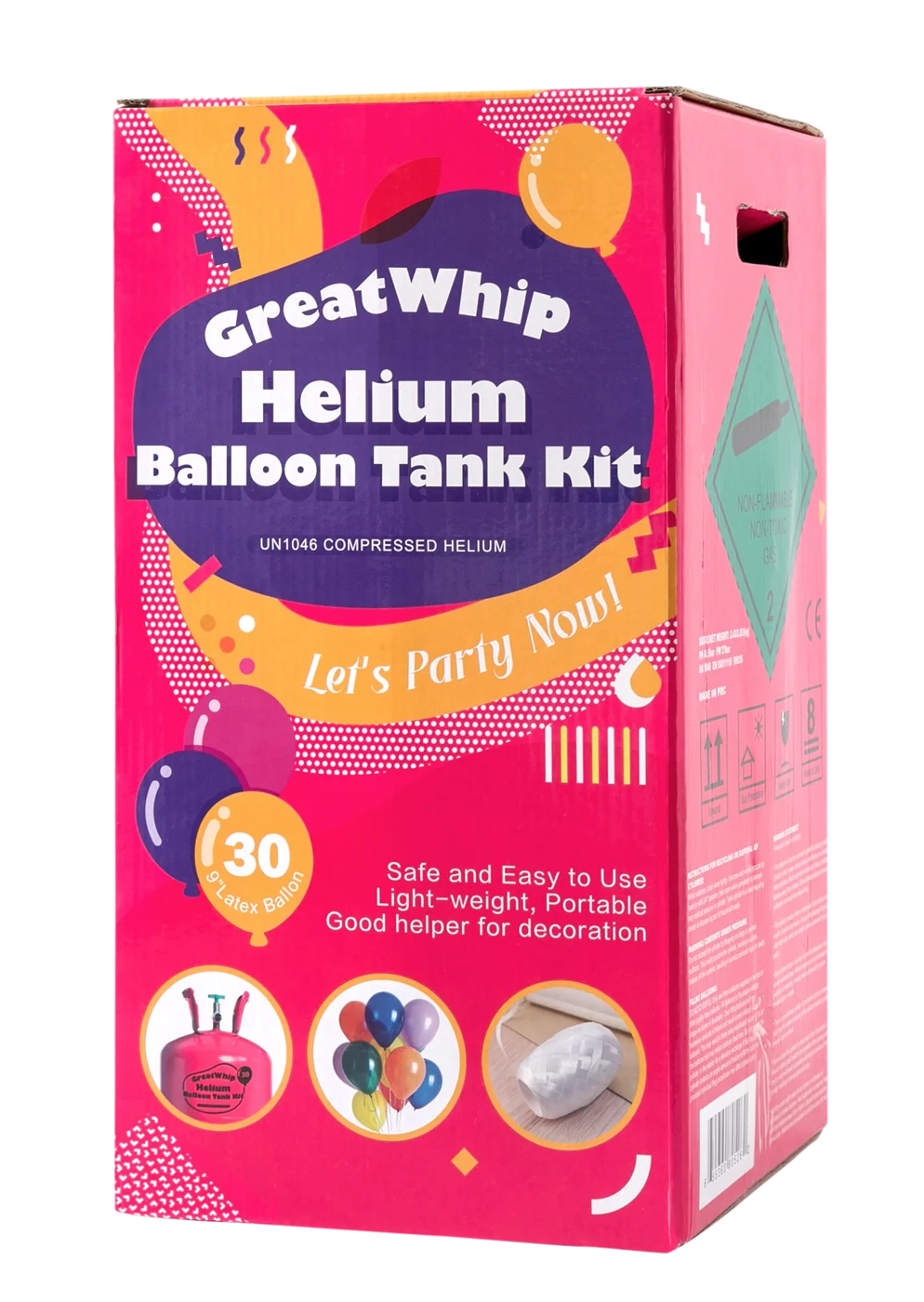 7 L GreatWhip printed retail box